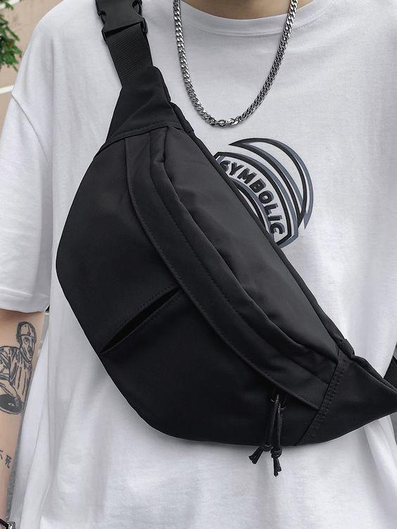 Waist bag style discount men