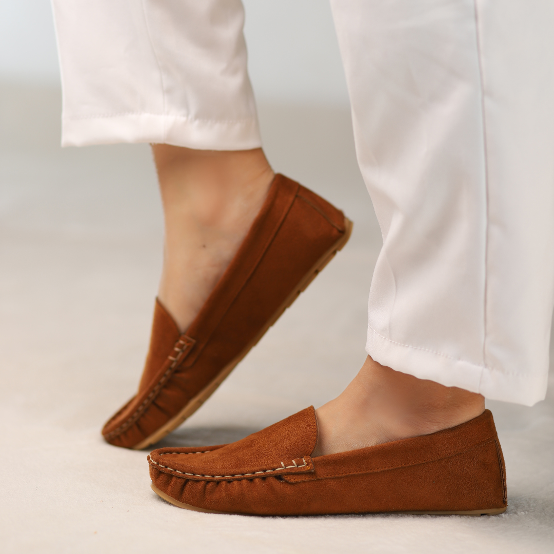 Havana  Suede Moccasins