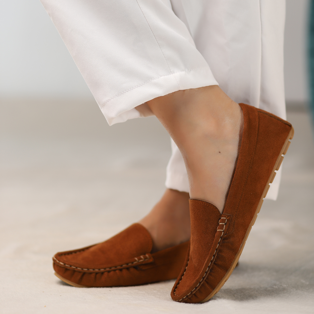 Havana  Suede Moccasins