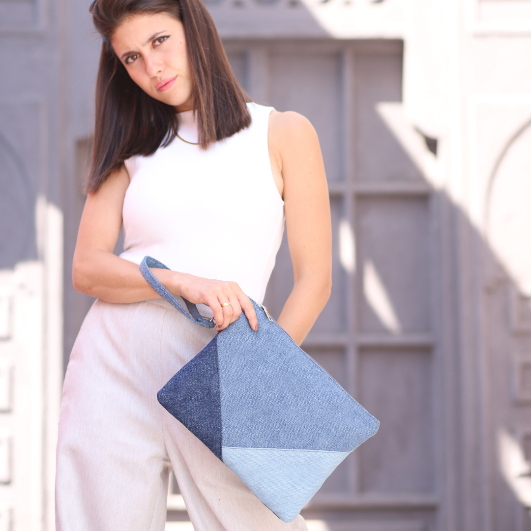 Indigo Fusion Clutch