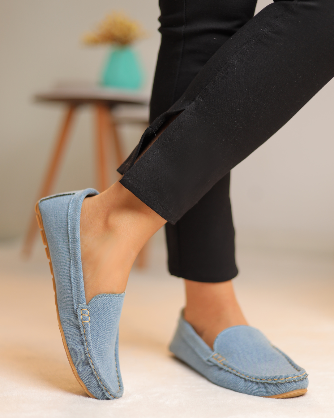 Denim Bliss Moccasins