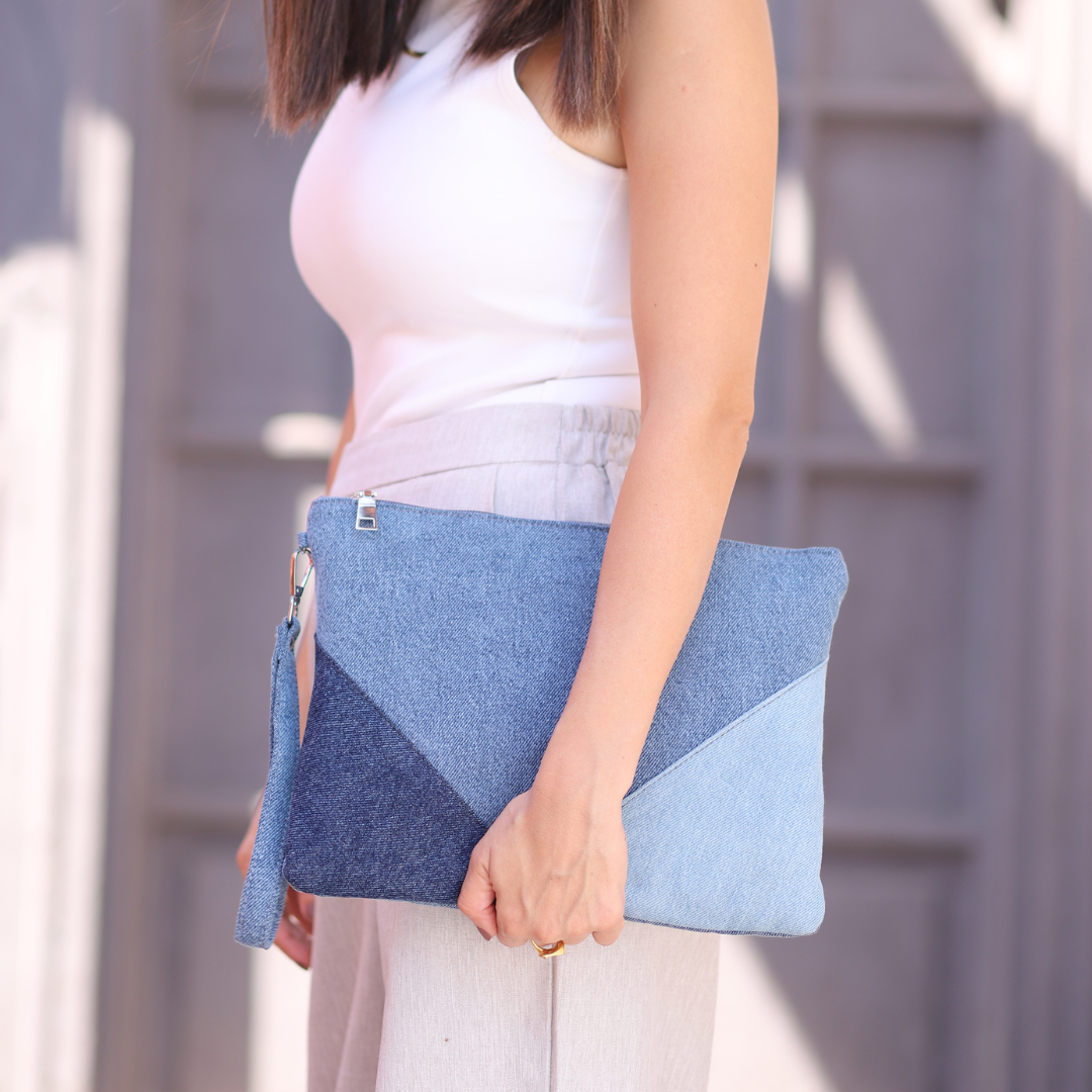 Indigo Fusion Clutch