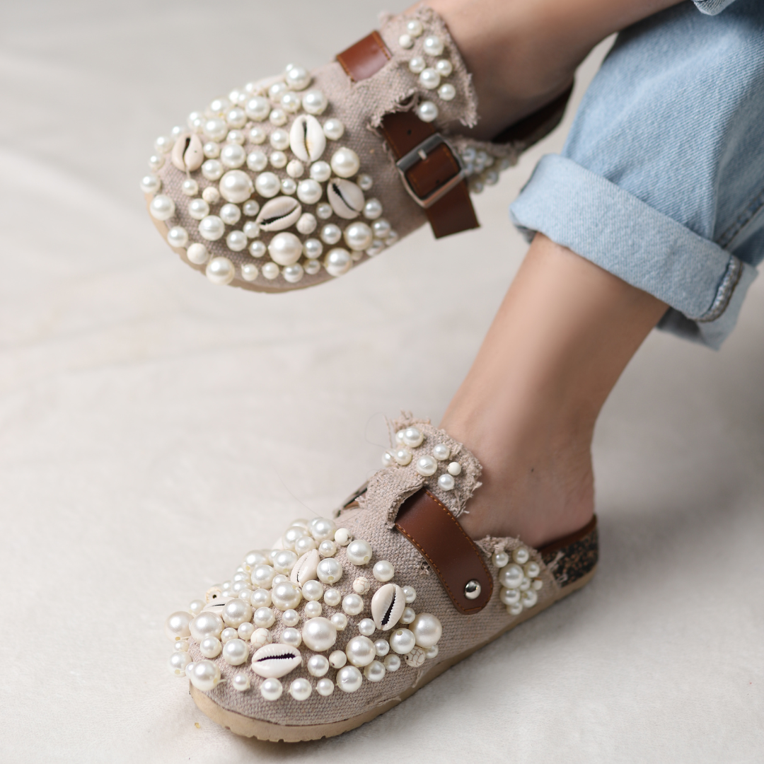 Sand Pearl Clogs