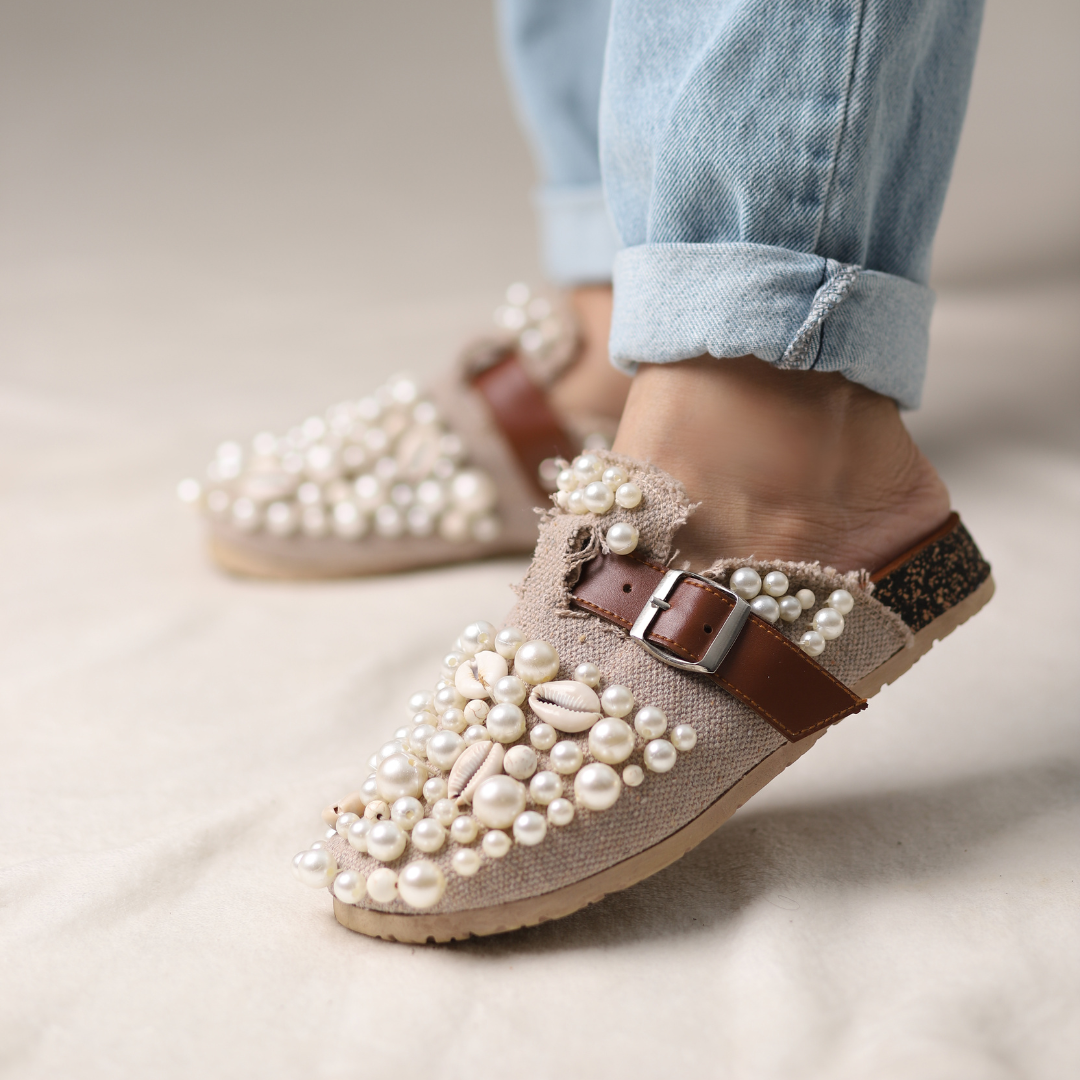 Sand Pearl Clogs