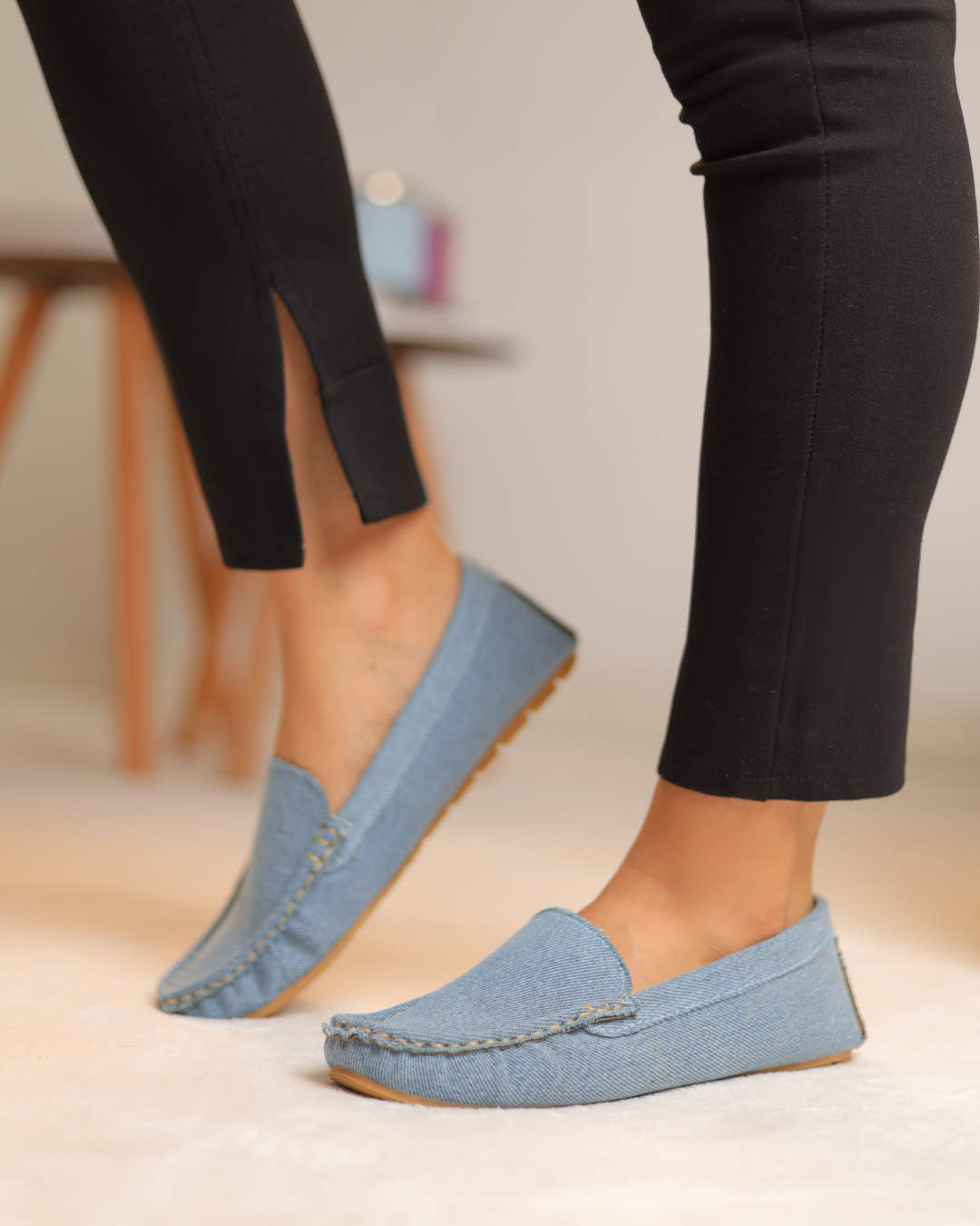 Denim Bliss Moccasins