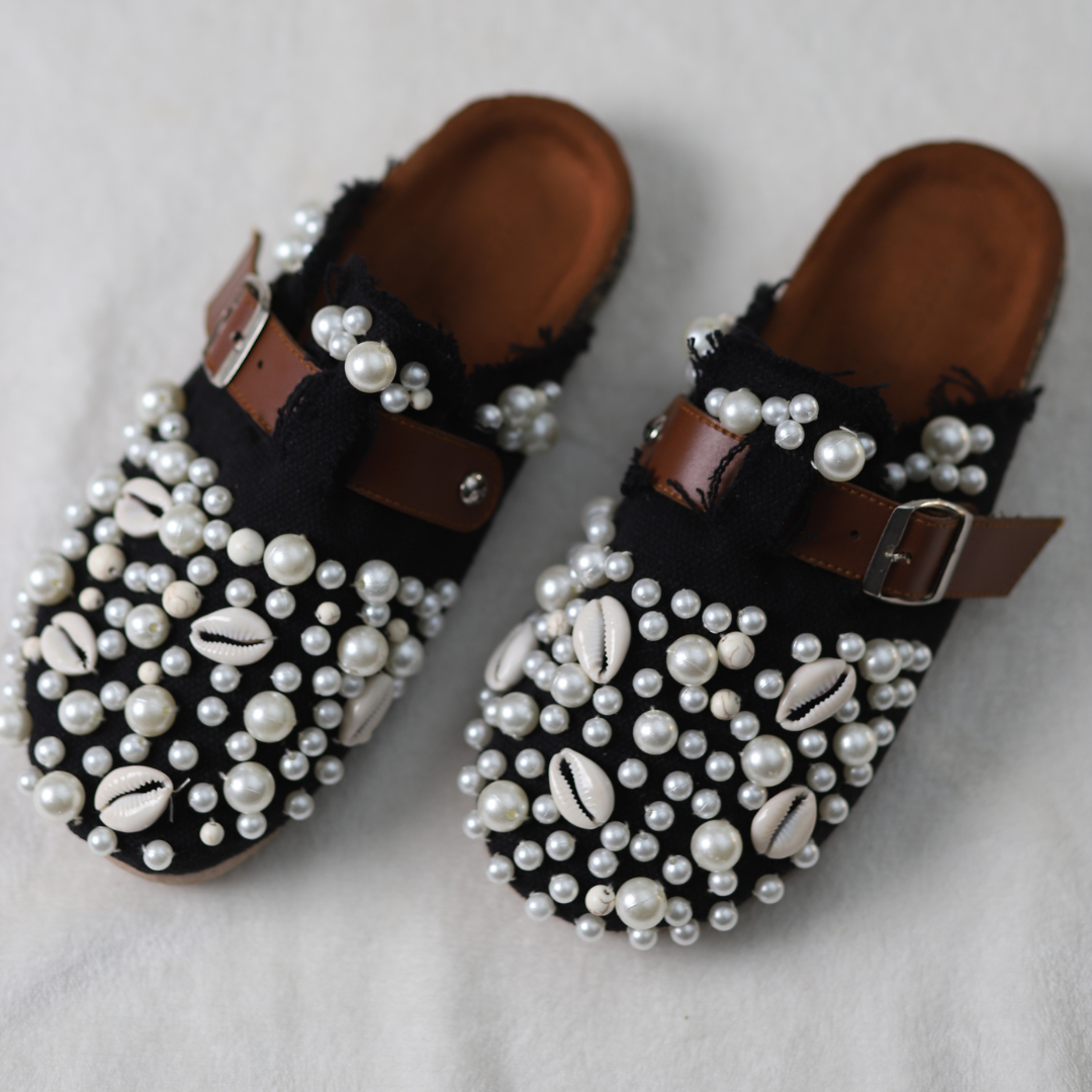 Midnight Pearl Clogs