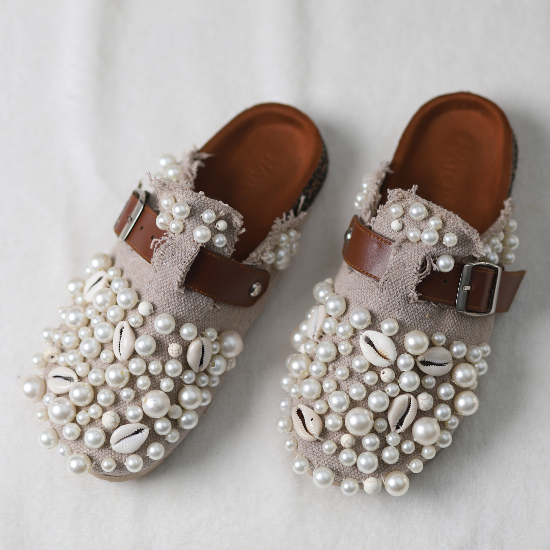 Sand Pearl Clogs