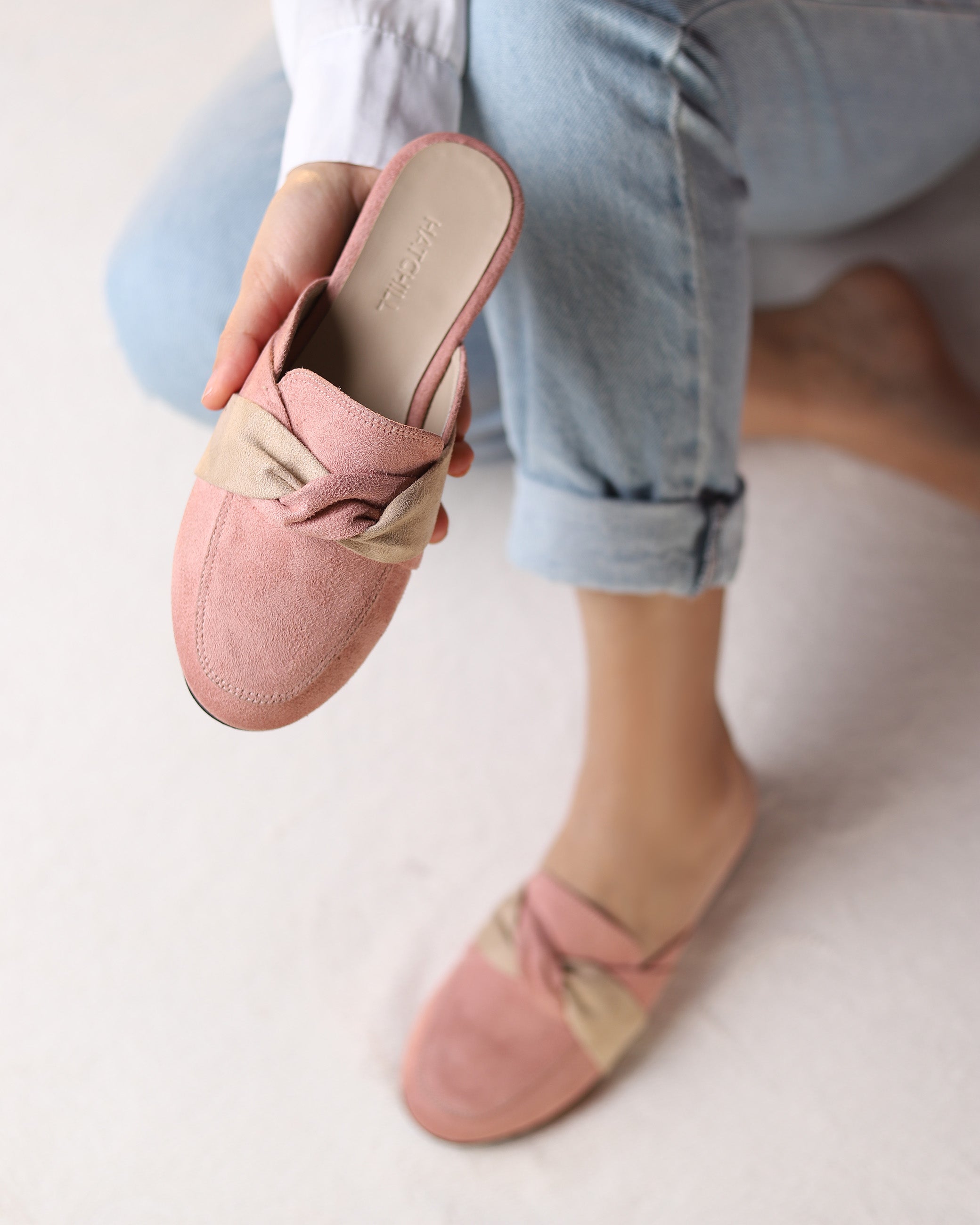 Blush Twist Mule