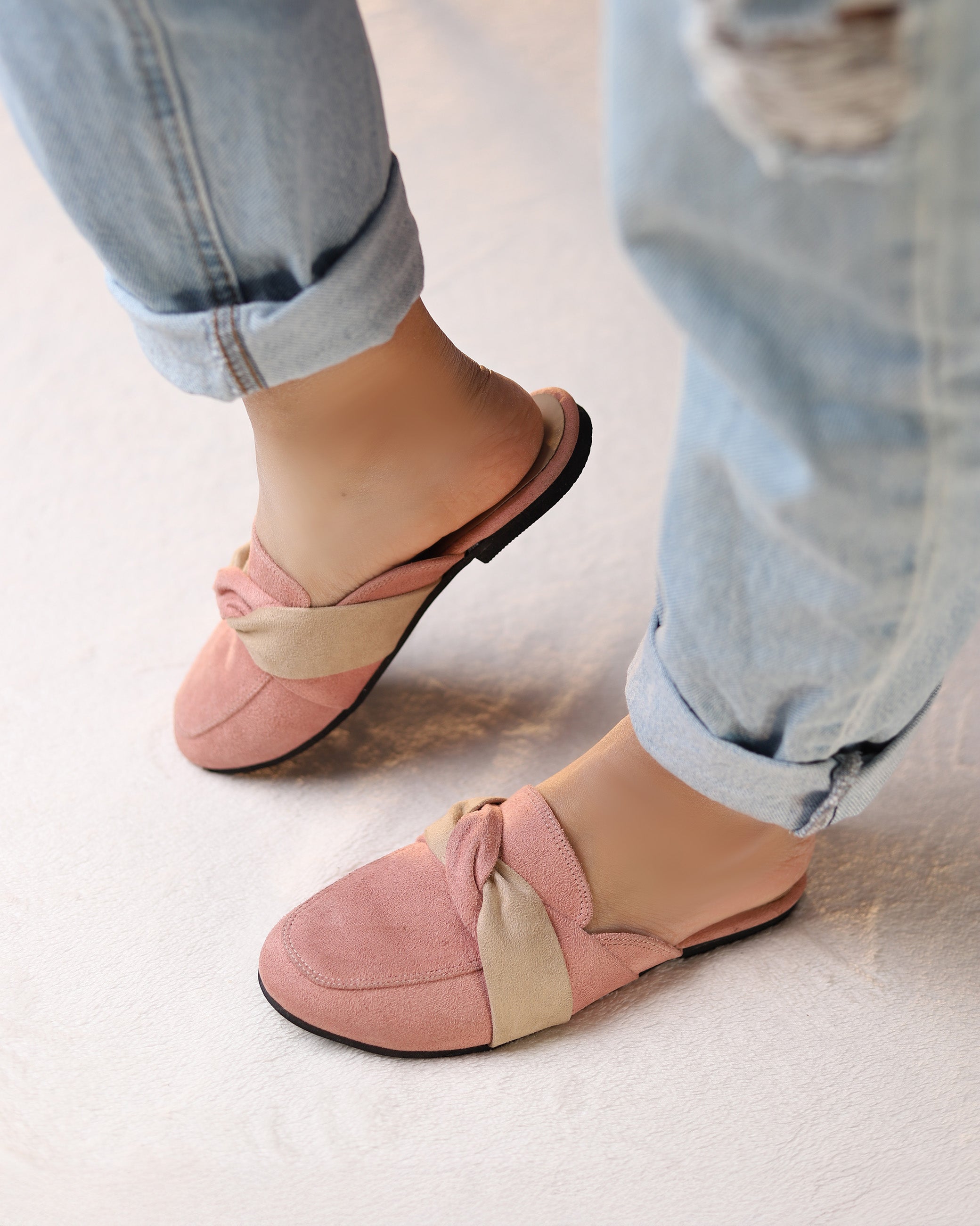 Blush Twist Mule