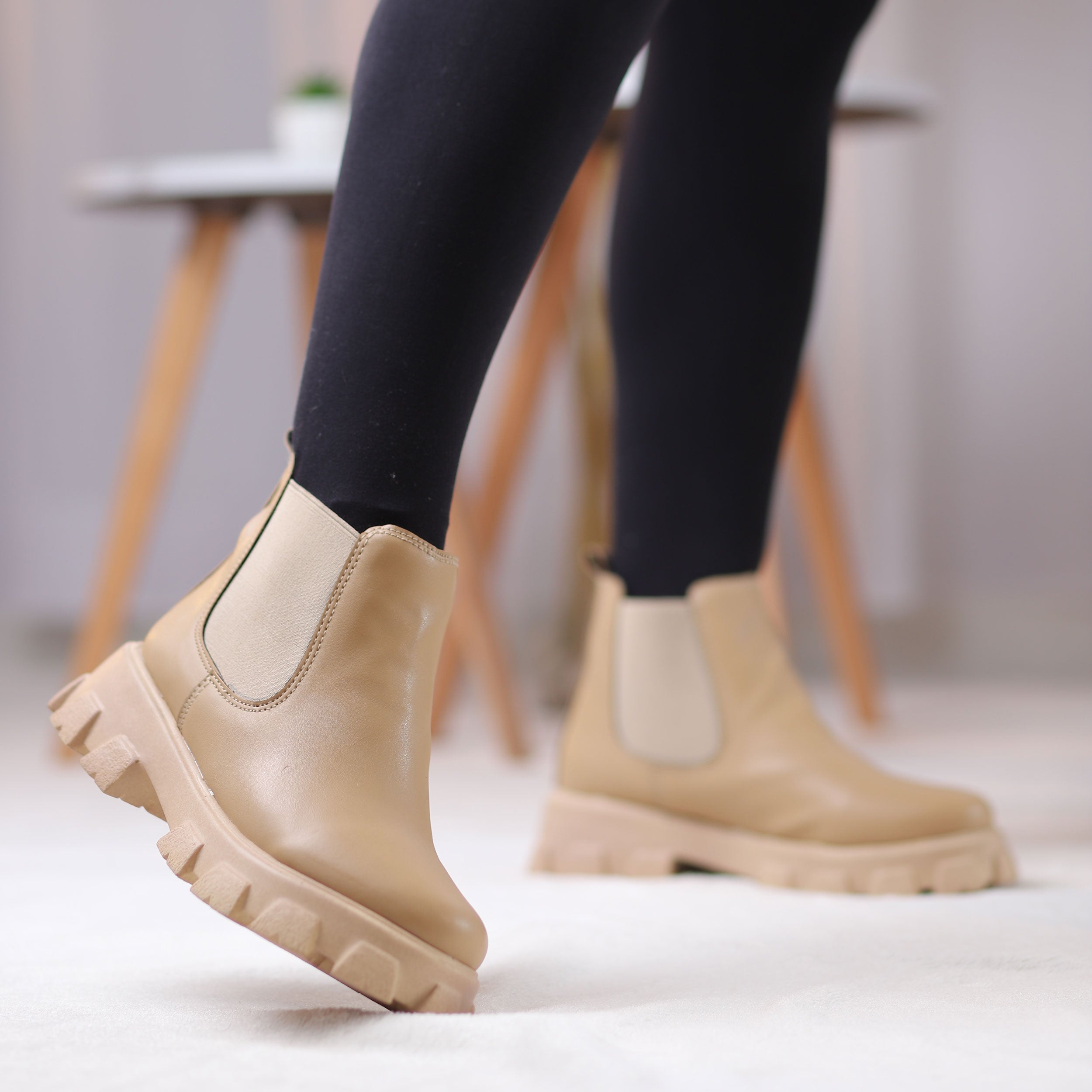 chelsea boots - Beige