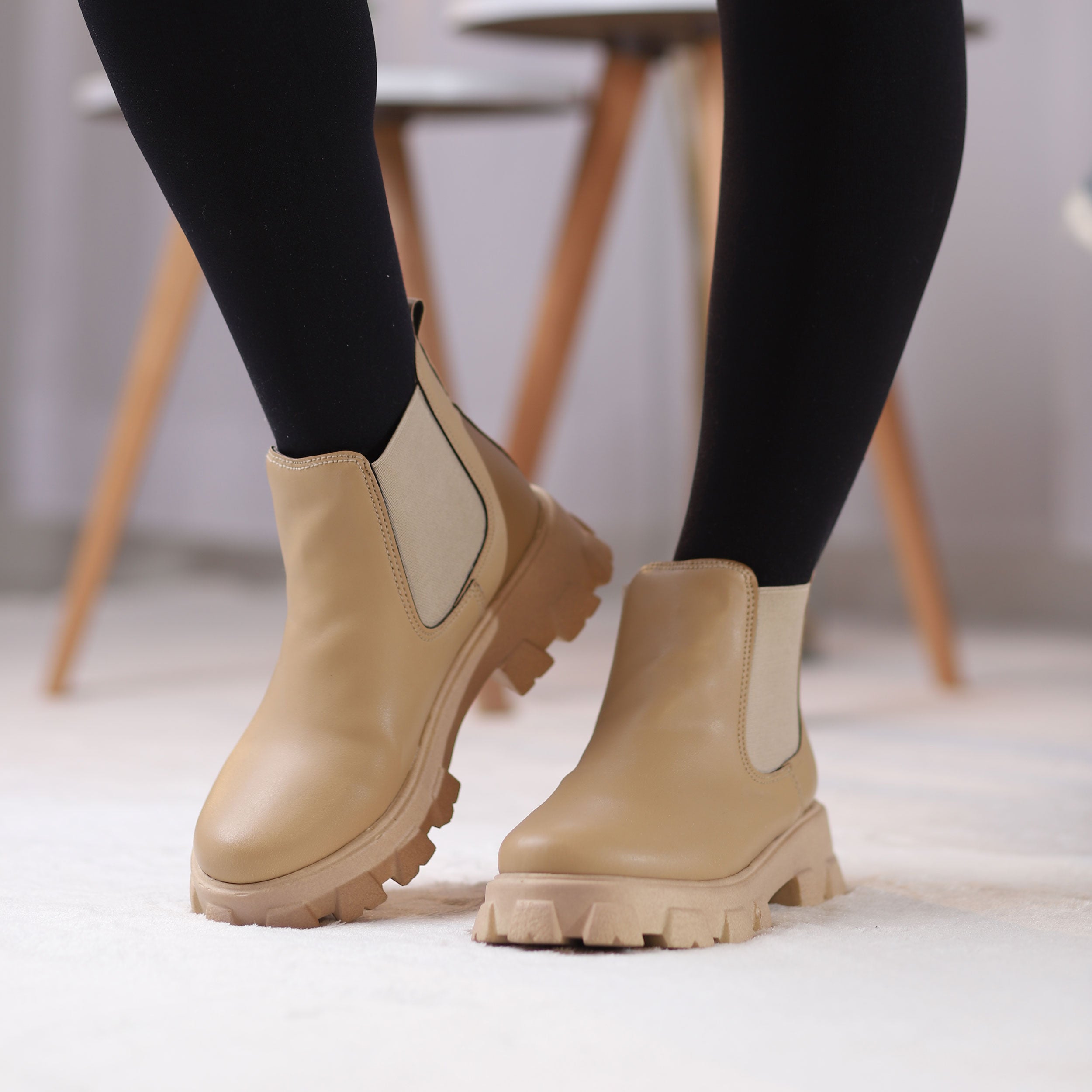 chelsea boots - Beige