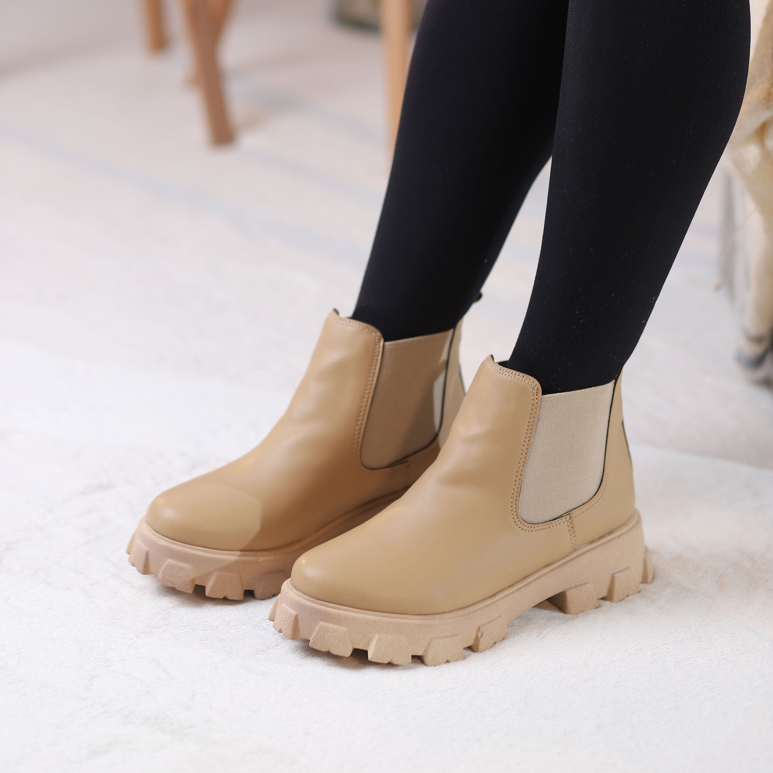 chelsea boots - Beige