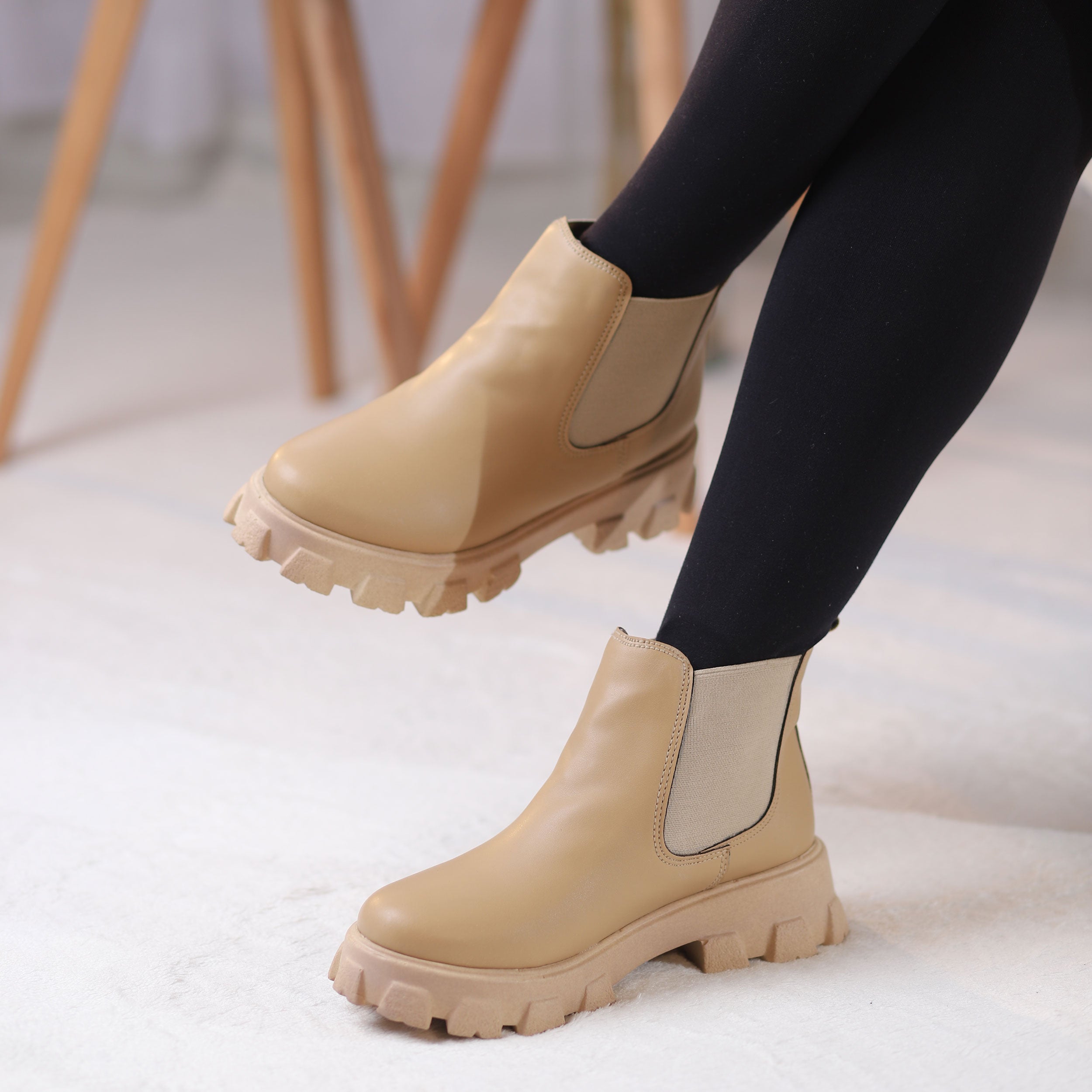 chelsea boots - Beige