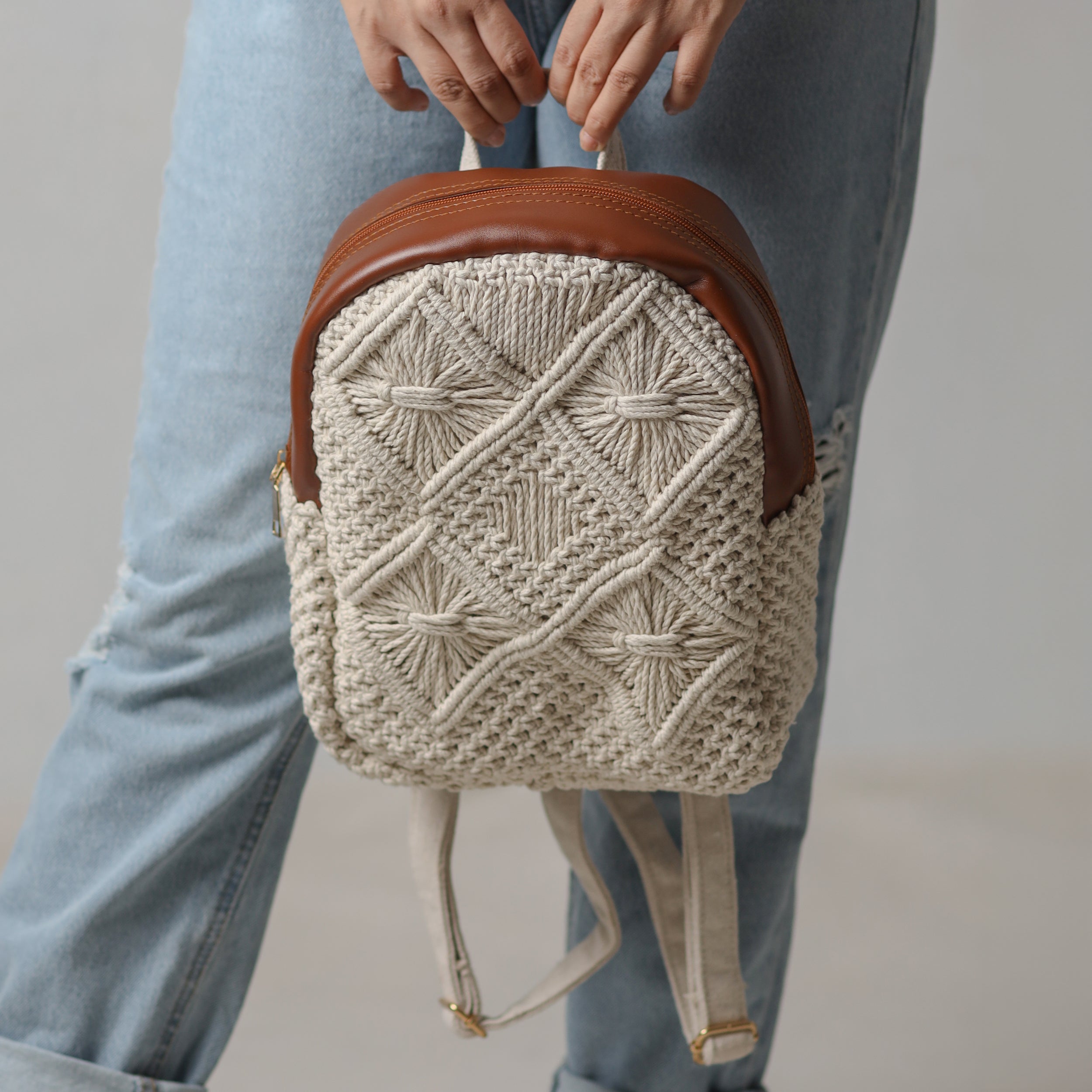 Knit Knot Backpack (Hand-Made)