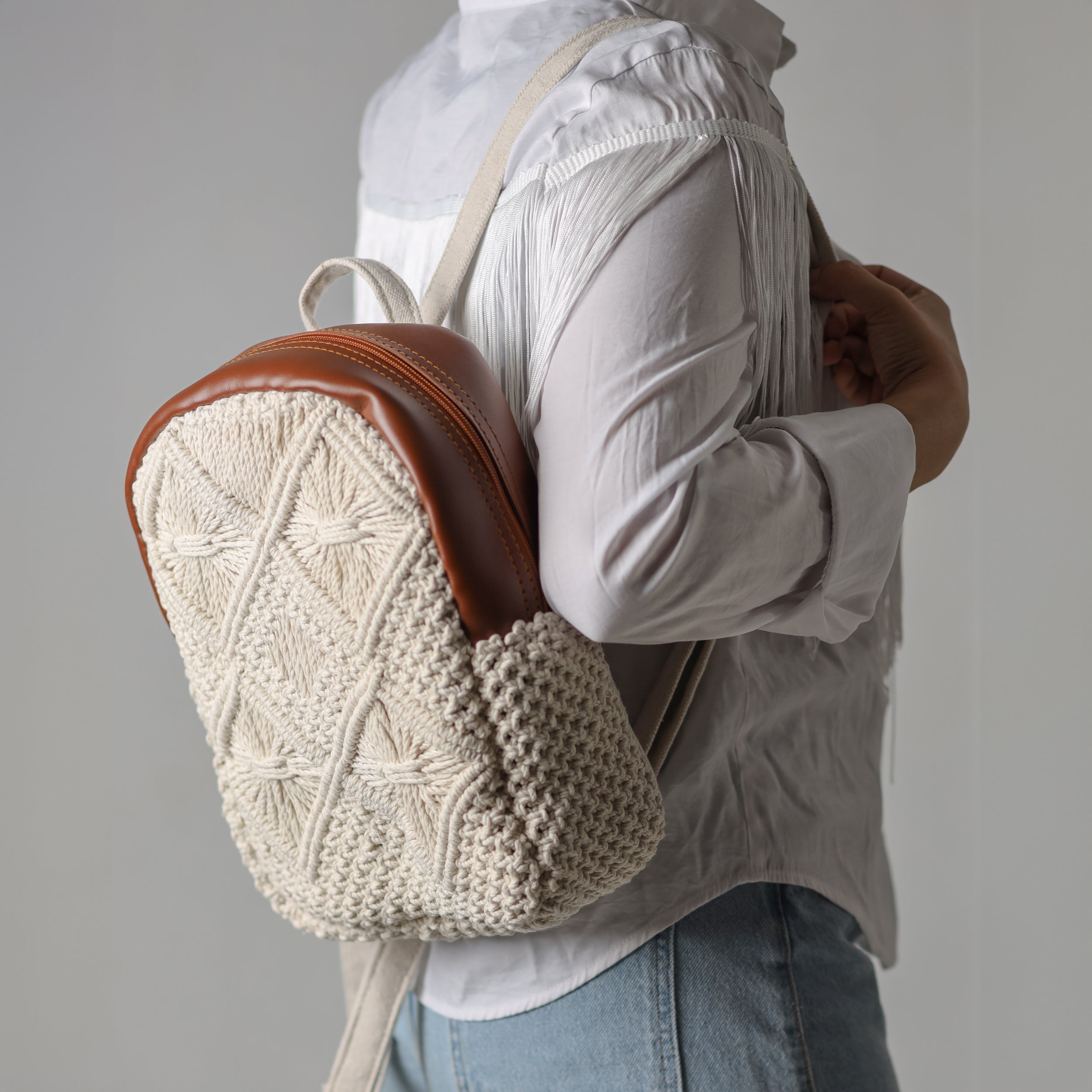 Knit Knot Backpack (Hand-Made)