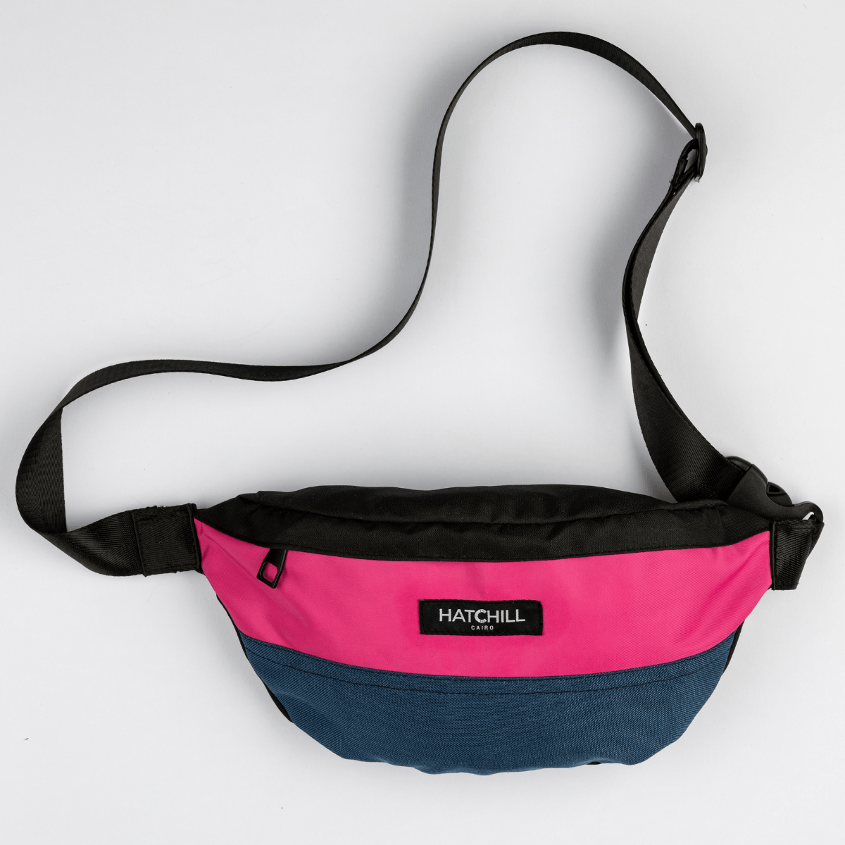 The Evo Waist bag - Rosa x Dark Blue - Hatchill